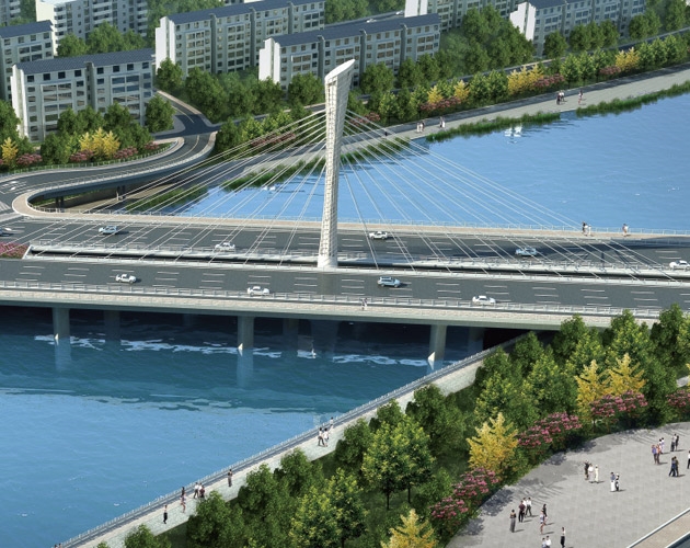 準格爾旗薛家灣鎮烏蘭橋建設工程